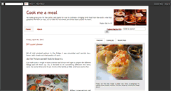 Desktop Screenshot of cookmeameal.blogspot.com