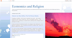 Desktop Screenshot of economicsandreligion.blogspot.com