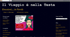 Desktop Screenshot of ilviaggionellatesta.blogspot.com