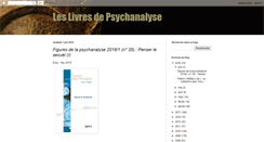 Desktop Screenshot of les-livres-de-psychanalyse.blogspot.com