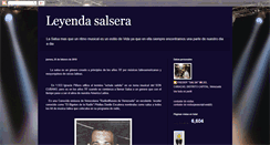 Desktop Screenshot of leyendasalsera.blogspot.com