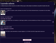 Tablet Screenshot of leyendasalsera.blogspot.com