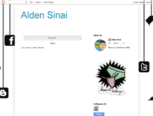 Tablet Screenshot of aldensinai.blogspot.com
