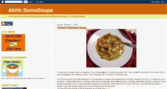 Desktop Screenshot of ahhhsomesoups.blogspot.com