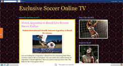 Desktop Screenshot of exclusivesocceronlinetv.blogspot.com