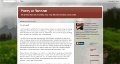 Desktop Screenshot of poetryatrandom.blogspot.com