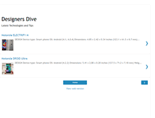 Tablet Screenshot of designersdive.blogspot.com