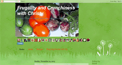 Desktop Screenshot of frugalcrunchychristy.blogspot.com