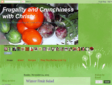 Tablet Screenshot of frugalcrunchychristy.blogspot.com