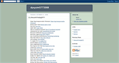 Desktop Screenshot of dysyuim5772008.blogspot.com