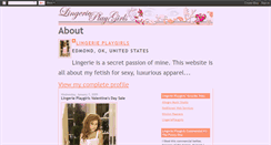 Desktop Screenshot of lingerieplaygirls.blogspot.com