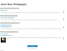 Tablet Screenshot of aaronbeckphoto.blogspot.com