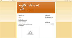Desktop Screenshot of fevrihareket.blogspot.com