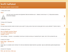 Tablet Screenshot of fevrihareket.blogspot.com