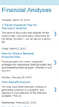 Mobile Screenshot of analysesoffinance.blogspot.com