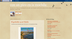 Desktop Screenshot of conunpicoenlamochila.blogspot.com