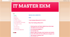Desktop Screenshot of itmasterekm.blogspot.com