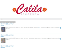 Tablet Screenshot of calilacollection.blogspot.com