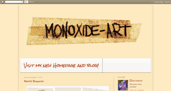 Desktop Screenshot of monoxide-art.blogspot.com