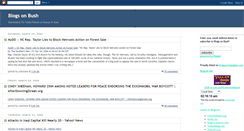 Desktop Screenshot of blogsonbush.blogspot.com