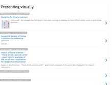 Tablet Screenshot of presentvisually.blogspot.com