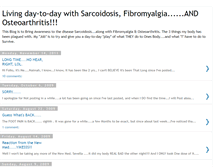 Tablet Screenshot of my-body-hurts-from-sarcoidosis.blogspot.com