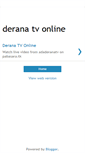 Mobile Screenshot of deranatvonline.blogspot.com