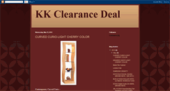 Desktop Screenshot of kkclearancedeal.blogspot.com