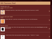 Tablet Screenshot of kkclearancedeal.blogspot.com