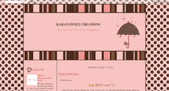 Desktop Screenshot of karassweetcreations.blogspot.com