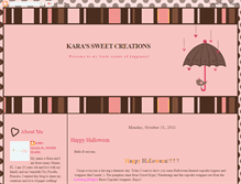 Tablet Screenshot of karassweetcreations.blogspot.com