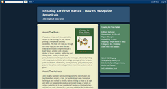Desktop Screenshot of natureprintingbook.blogspot.com