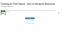 Tablet Screenshot of natureprintingbook.blogspot.com