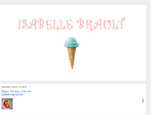 Tablet Screenshot of isabellebrault.blogspot.com