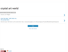 Tablet Screenshot of crystalartworld.blogspot.com