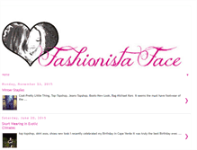 Tablet Screenshot of fashionistaface.blogspot.com