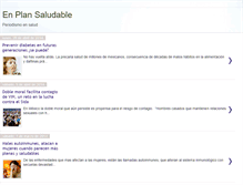 Tablet Screenshot of enplansaludable.blogspot.com
