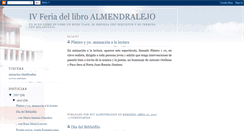 Desktop Screenshot of feriadellibroalmendralejo.blogspot.com