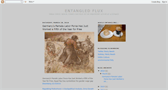Desktop Screenshot of entangledflux.blogspot.com