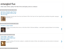 Tablet Screenshot of entangledflux.blogspot.com