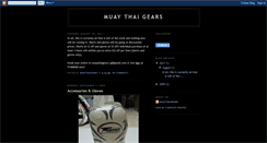 Desktop Screenshot of muaythaigears-sg.blogspot.com