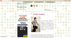 Desktop Screenshot of modaestiloytendencias.blogspot.com