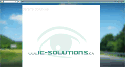 Desktop Screenshot of ic-solutions.blogspot.com