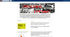 Desktop Screenshot of enmexicoseviolanlosderechoshumanos.blogspot.com