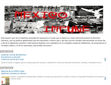 Tablet Screenshot of enmexicoseviolanlosderechoshumanos.blogspot.com