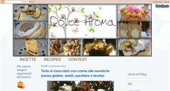 Desktop Screenshot of dolcearoma-rosalba.blogspot.com