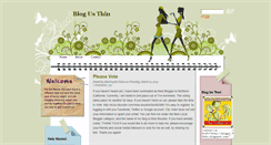 Desktop Screenshot of blogusthin.blogspot.com