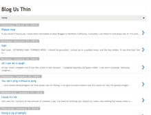 Tablet Screenshot of blogusthin.blogspot.com