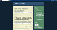 Desktop Screenshot of militarycruises.blogspot.com