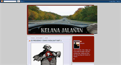 Desktop Screenshot of kelanajalanan.blogspot.com